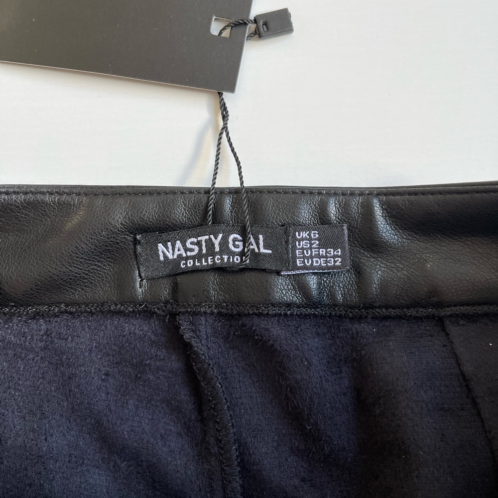 NWT Nasty Gal faux leather pants - Picture 5 of 6